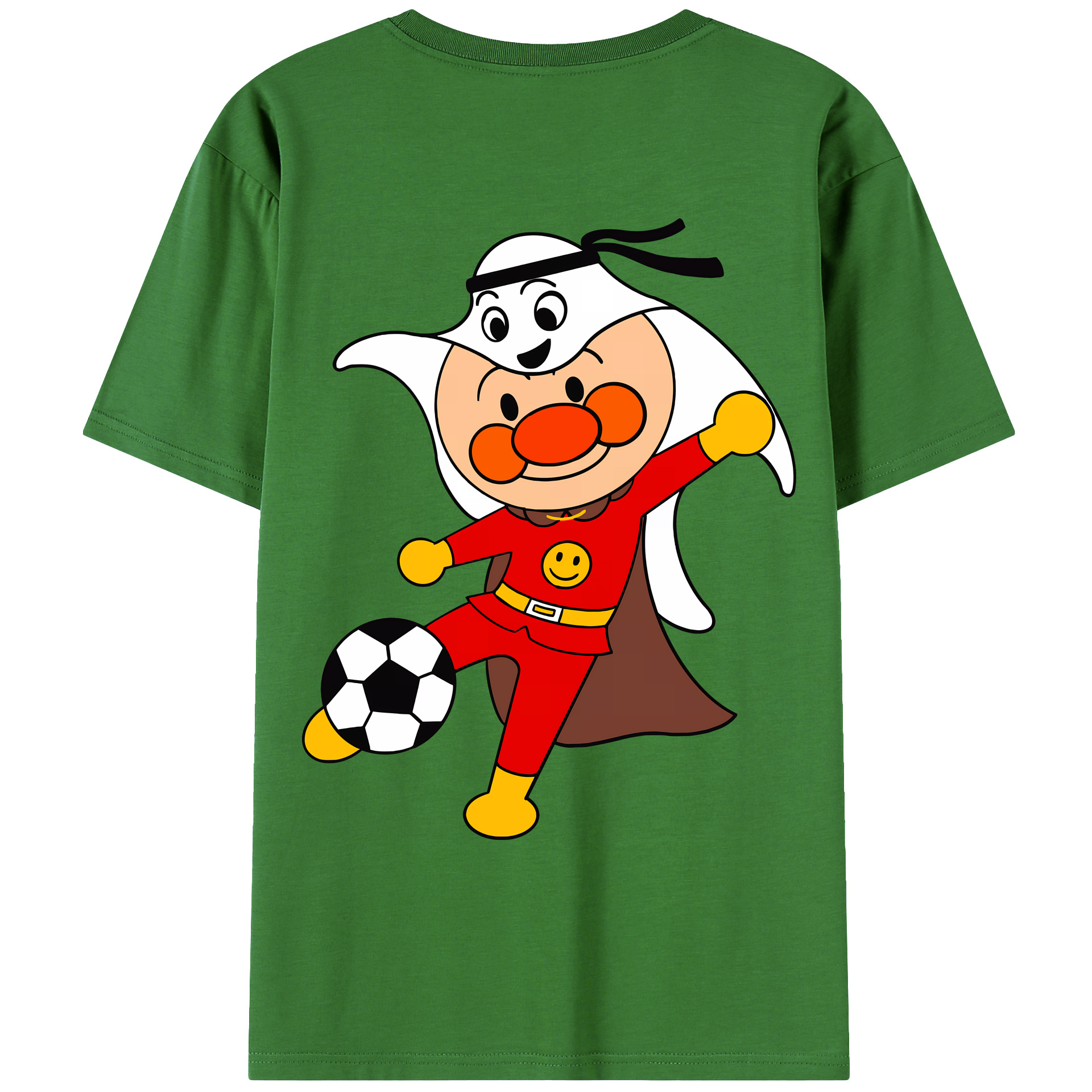 （画像用） アンパンマン Anpanman レディース半袖Tシャツ(バックプリント)